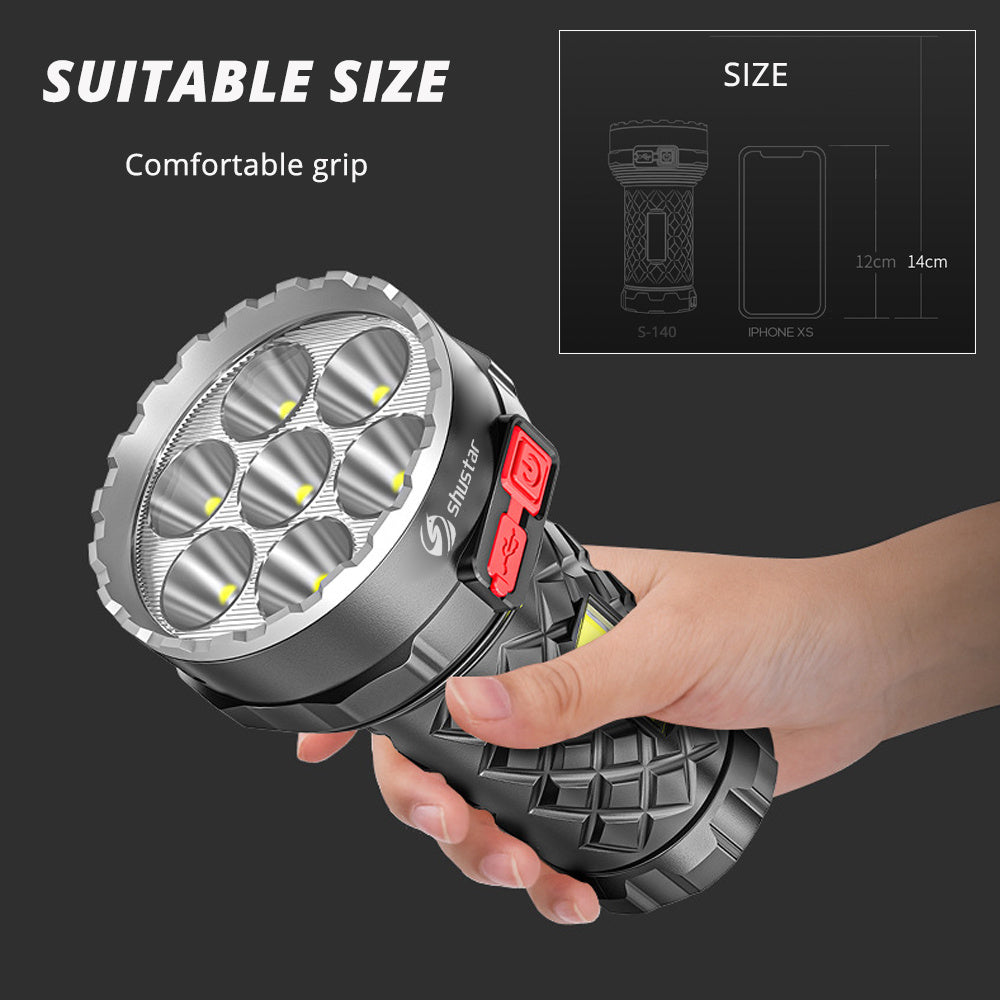 Multi-light Flashlight Rechargeable Waterproof