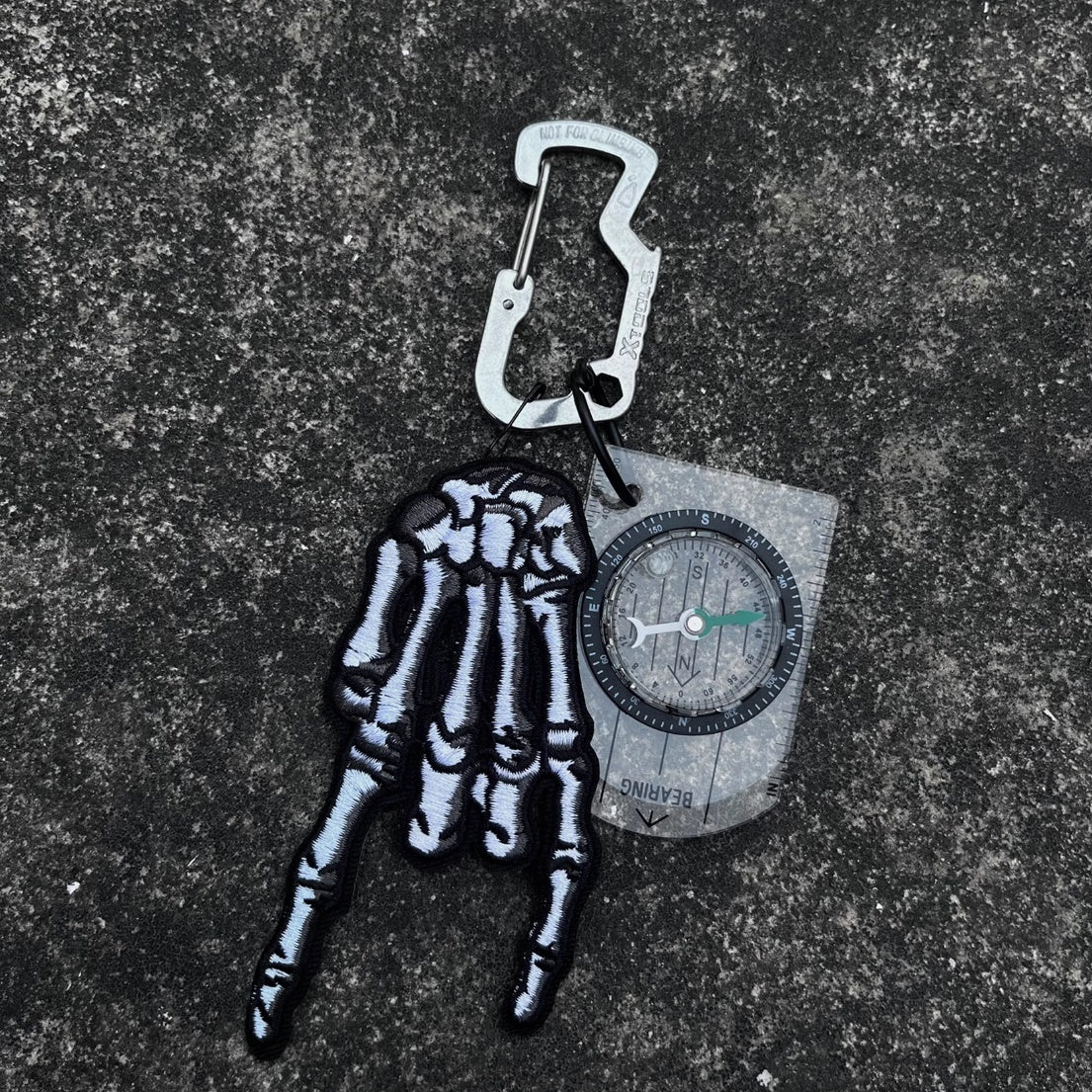 Keychain Accessories Climbing Button Carabiner