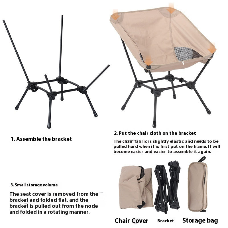 Square Camping Folding Chair