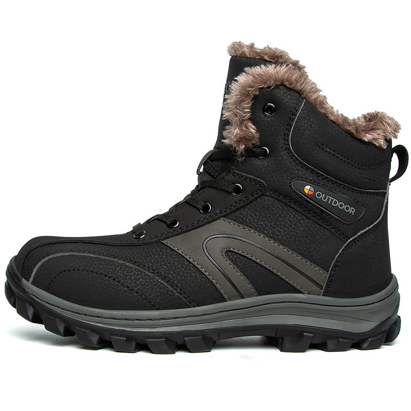 Cotton Velvet Warm Plus Size Hiking Boots