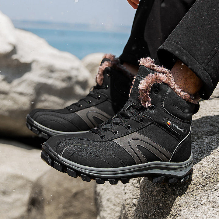 Cotton Velvet Warm Plus Size Hiking Boots