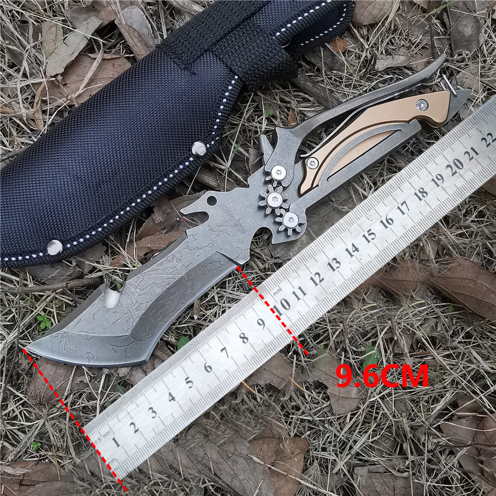 Mechanical Camping Straight Knife