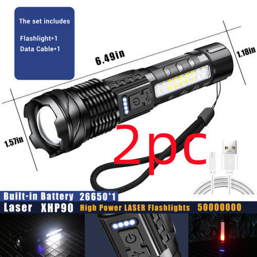 White Laser Waterproof Light Flashlight