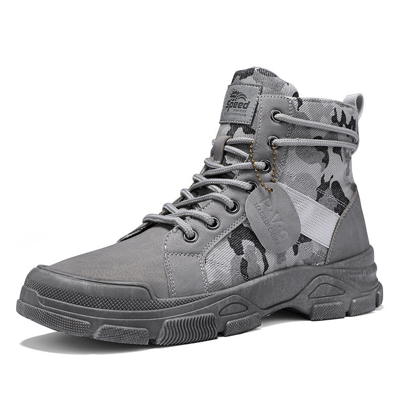 Canvas High-top Outdoor Hiking Boots