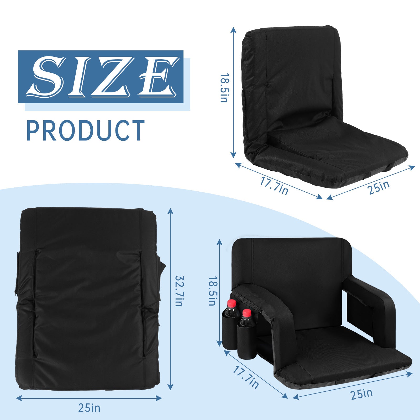 Portable Camping Back Cushion Foldable