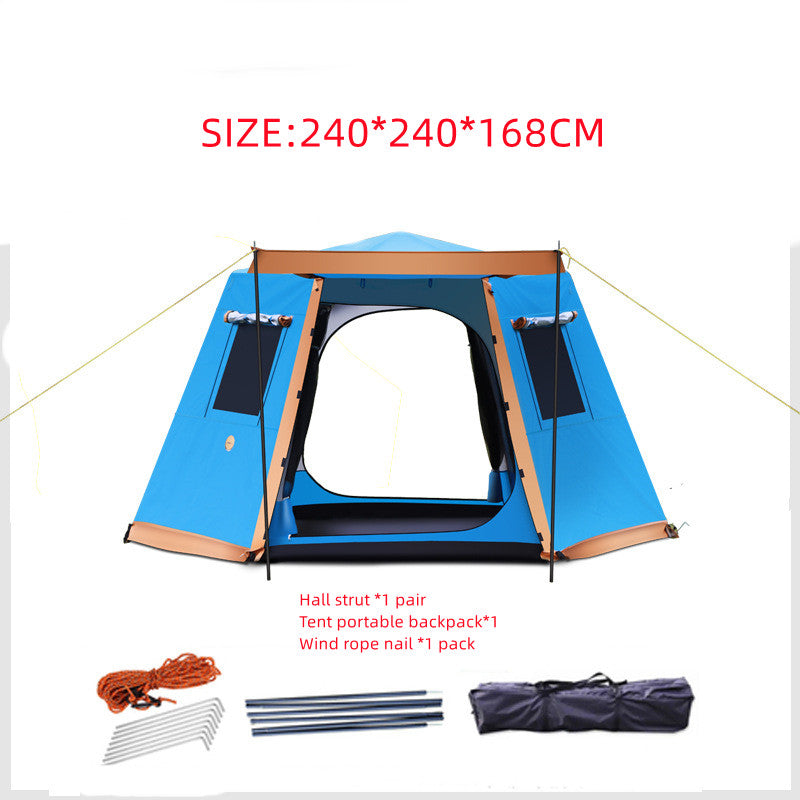 Outdoor 3-6 People Fully Automatic Camping Tent