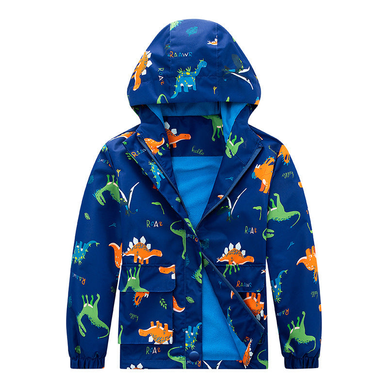 Kids' Coat Windproof Waterproof Jacket