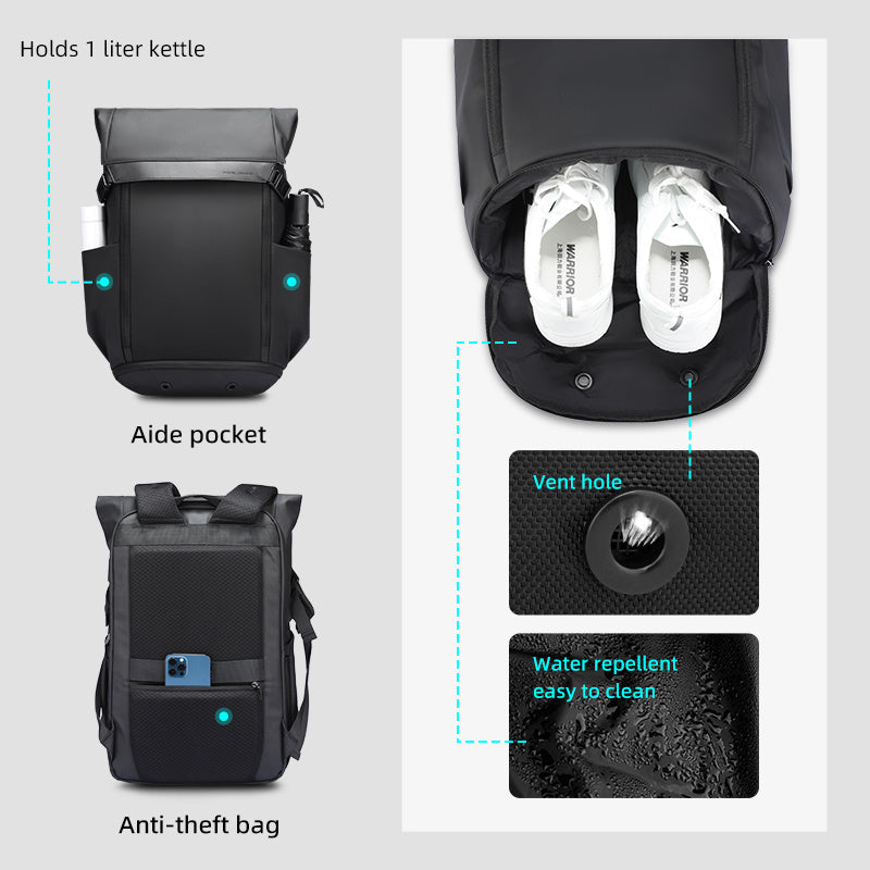 Men's Large Capacity Foldable Backpack