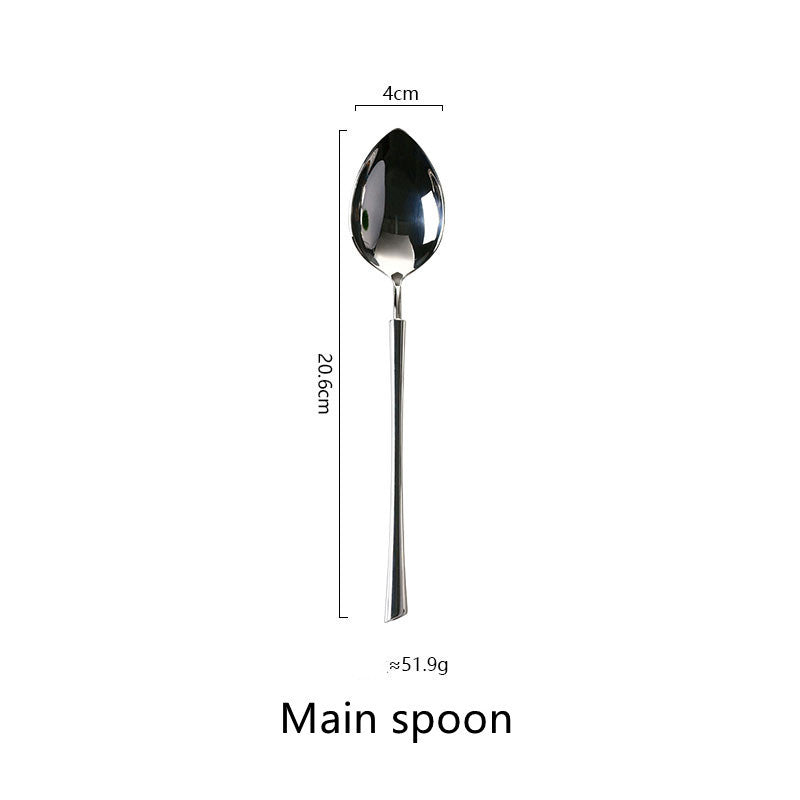 Silver Western Stainless Steel Cutlery Set