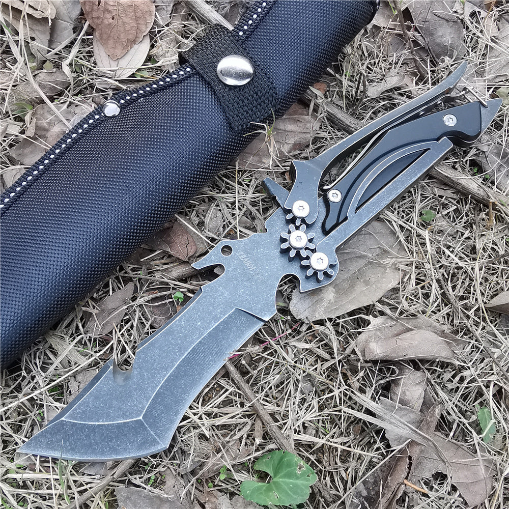 Mechanical Camping Straight Knife