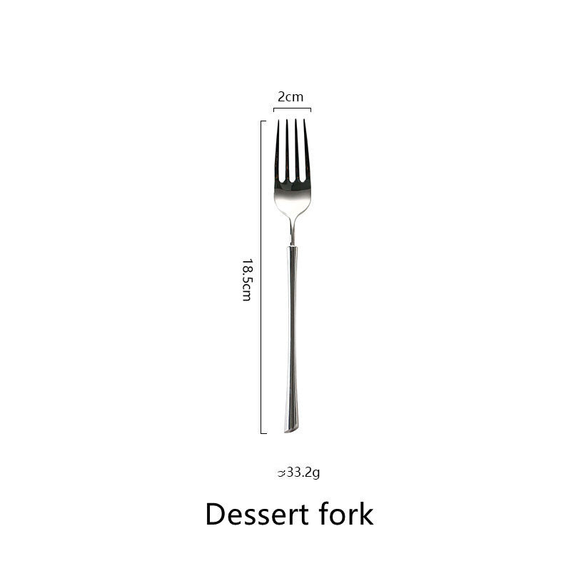 Silver Western Stainless Steel Cutlery Set